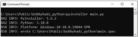 Pyinstaller Is Not Recognized As An Internal Or External Command