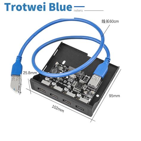 Panel Frontal PCI E A USB 3 0 Para PC Tarjeta De Expansi N USB 3