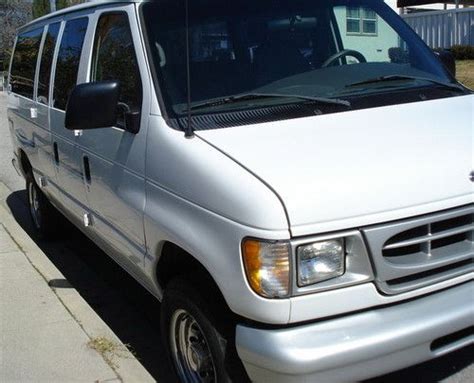 Find Used 2002 Ford E350 Econoline 12 Passenger Van Cargo In Tujunga