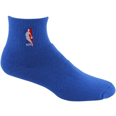 Nba Logo Womens Crew Socks Royal Blue Nba Store