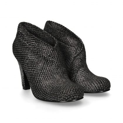 UNITED NUDE Ankle boots mit Absatz für damen FOLD HI NA BLANCO NEGRO