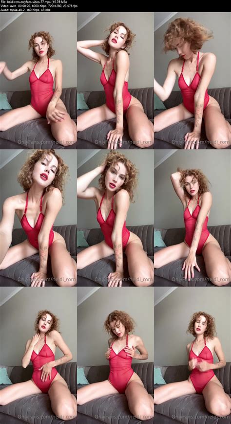 Heidi Rom Showing Her Smooth Pussy In The Bathroom Page Intporn Forums