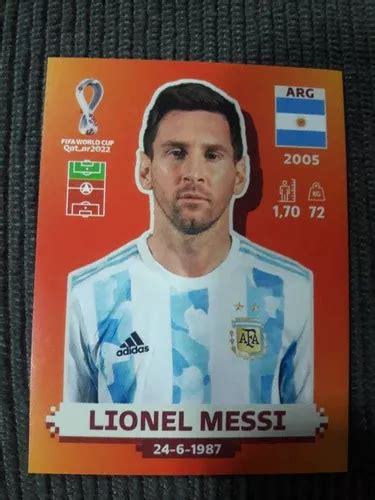 Figurita De Messi Panini Original Del Mundial Qatar En Venta En