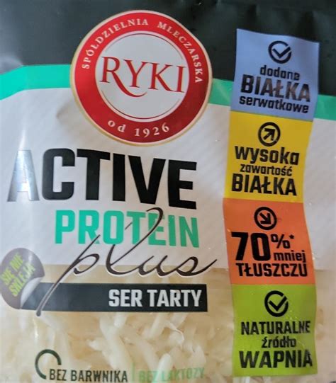 Aktiv Protein Ser Tarty Ryki Kalorie Kj I Warto Ci Od Ywcze