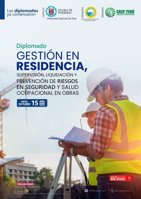 CACP Perú Diplomado Gestión En Residencia Supervisión Liquidación