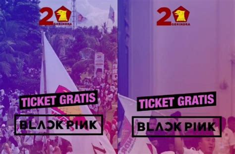 Fenomena Langka Gerindra Bagi Bagi Tiket Konser Blackpink