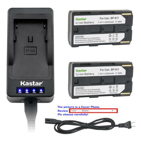 Kastar Battery Led Super Charger For Bp Bp Canon G G Gl