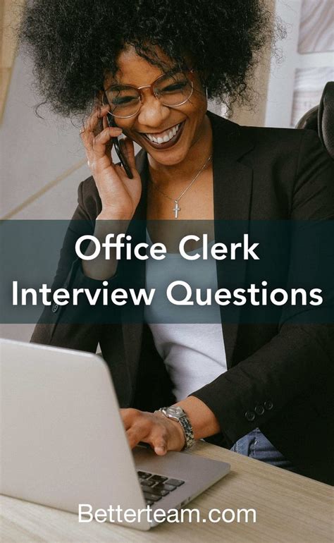 Office Clerk Interview Questions Clerk Jobs Job Description