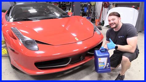 How To Change Engine Oil And Filter Ferrari With Sizes