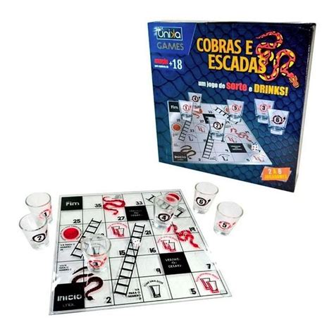 Jogo Shot Cobras E Escadas Jogo De Tabuleiro Sorte E Drinks Adultos