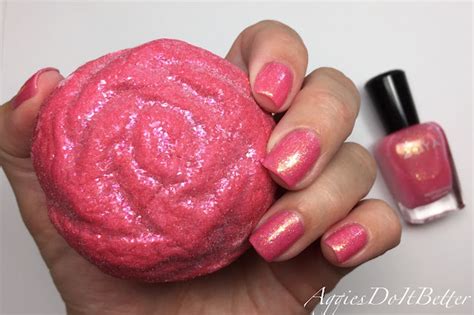 Aggies Do It Better Lush Rose Jam Bubbleroon Review Featuring Zoya Harper