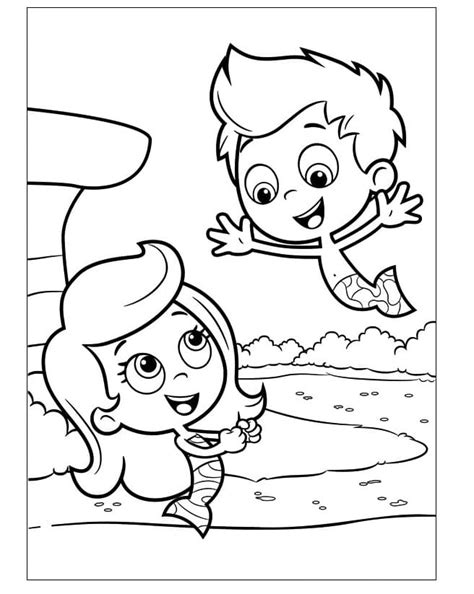 Dibujos De Bubble Guppies Para Colorear