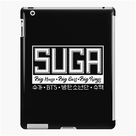 Suga Bts Member Logo Series White Ipad Case Skin For Sale By