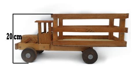 Carro Carrito De Madera Juguete Adorno Para Niños Artesanía - Bs. 9.900 ...