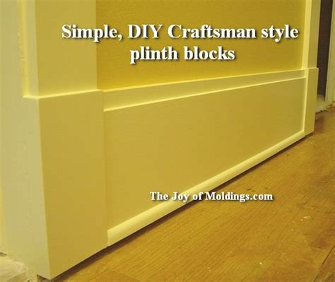 3 Plinth Blocks About How To The Joy Of Moldings