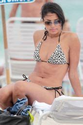 Claudia Jordan Bikini Candids Miami March Celebmafia