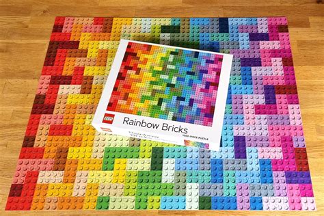 Lego Rainbow Bricks Jigsaw Puzzle Review Brickset