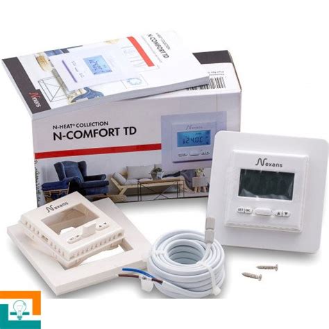 ТЕРМОСТАТ с датчиком пола+воздуха Nexans N-Comfort TD 16А/3600W +10…+50 ...