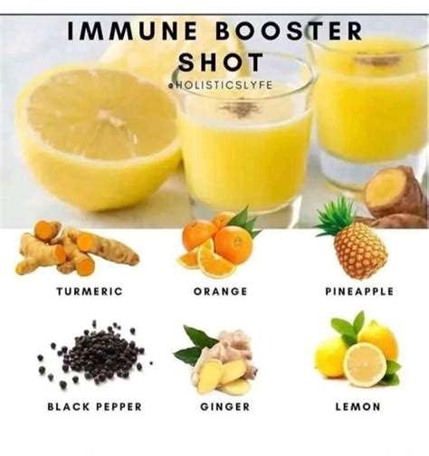 Immune Booster Shot Healthy Drinks Immune Boosting Foods Healthy