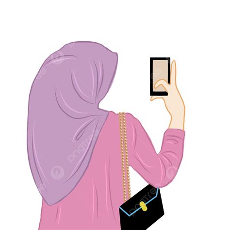 Uma Selfie De Garota Hijab PNG Menina Hijab Menina Hijab Selfie Sem