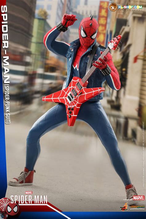 Hot Toys Vgm Marvel S Spider Man Th Scale Spider Man Spider Punk Suit Collectible