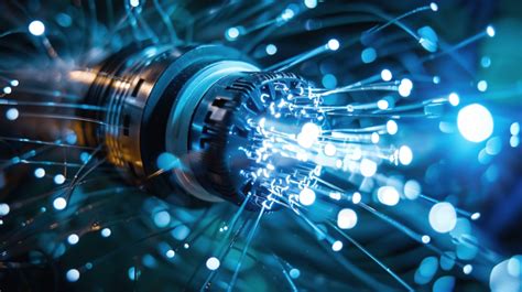 Connection With The Optical Fiber Background Optic Optical Fiber