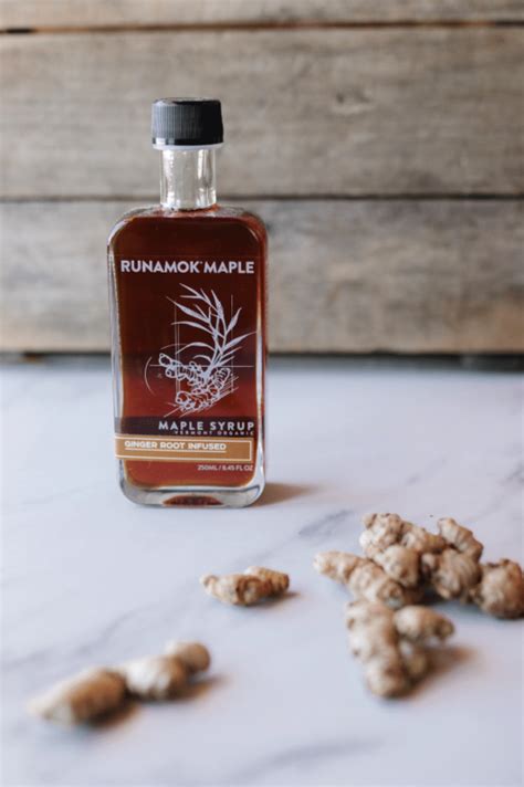 Ginger Root Infused Maple Syrup Runamok