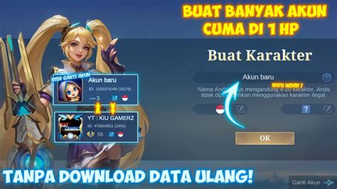 Cara Membuat Akun Baru Mobile Legend Terbaru Cara Buat Akun Ml