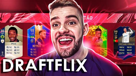 CONSEGUI O MAIOR FUT DRAFT DE TODOS DRAFTFLIX FEZ HISTÓRIA FIFA