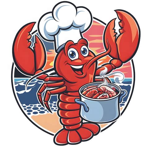 Restaurant Food Mascot Logo Premium Ai Generated Image