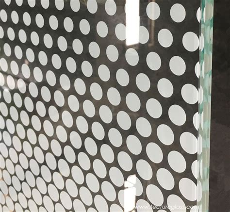 Dots Pattern Laminated Glass Tecture Glass Laminated Glass Glass Lamp