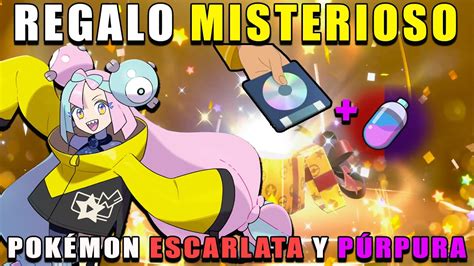 NUEVO CÓDIGO DE REGALO MISTERIOSO POKEMON ESCARLATA Y POKEMON PÚRPURA