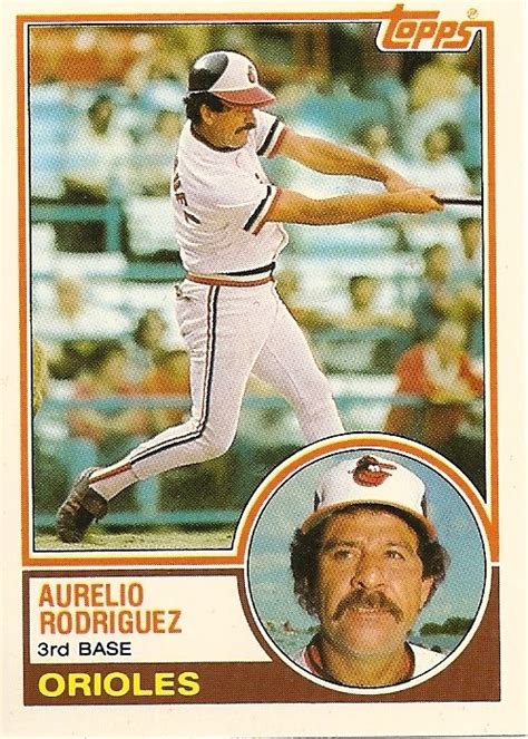 Orioles Card O The Day Aurelio Rodriguez Topps Traded T