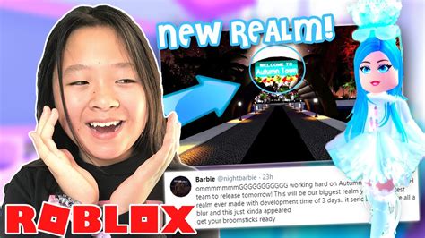 New Autumn Town Realm Update In Royale High Leaked Roblox Royale High