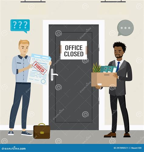 Dismissed Staff Lay Off Or Unemployed Employee Losing Job Or Being