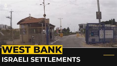 Driving Through Illegal Israeli Settlements In Occupied West Bank Youtube