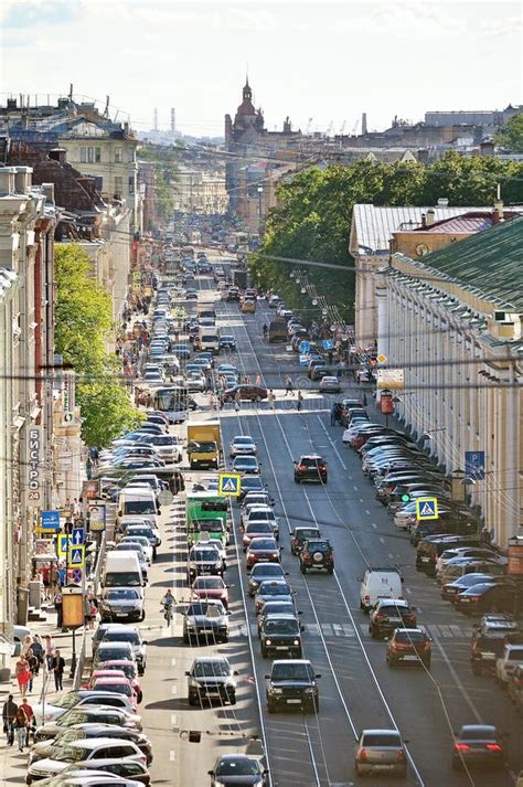 sadovaya street    main streets  st petersburg russia