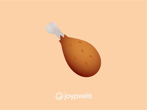 The Joypixels Poultry Leg Emoji Version 60 By Joypixels On Dribbble