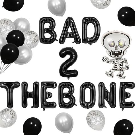 Amazon Wonmelody Bad The Bone Black Birthday Music Themed Nd