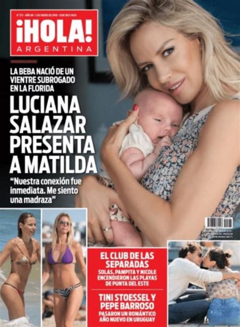 Era Hora Luciana Salazar Mostr Por Primera Vez La Carita De Su Hija