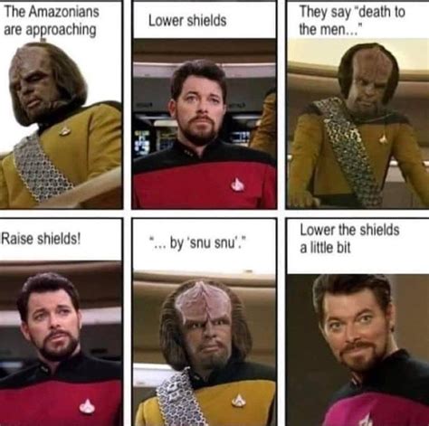 Best Memes Funny Memes Jokes Funny Stuff Fandom Star Trek Batman