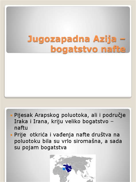 geografija prezetacija jugozapadna azija