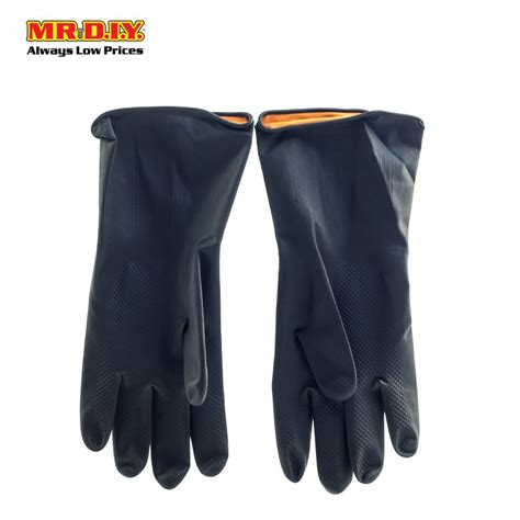 Mrdiy Household Gloves Black Size L Shopee Malaysia