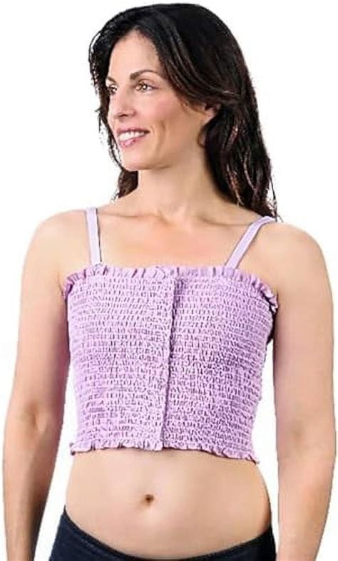 Breast Binder With Dri Release For Added Comfort Xxx Large 50 54 Lavender Floral Unlined