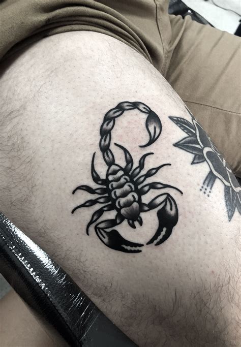 Scorpion by @allegratattoo_ | Sleeve tattoos, Modern tattoos, Hipster ...