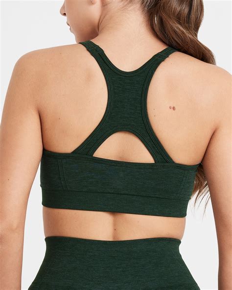 Seamless High Neck Bralette Evergreen Oner Active