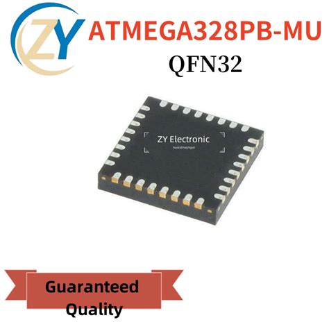 New Original Atmega Pb Mu Bit Mcu Atmega Pb Mhz Mega Qfn