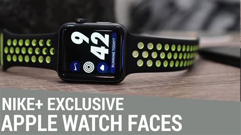 Apple Watch Nike+ Edition Exclusive Watch Faces - YouTube