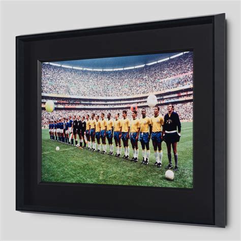 Team Line Up World Cup Final 1970 Silver Gelatin 30x40 Pelé