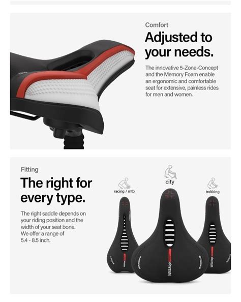 Wittkop Medicus Memory Foam Made In Germany Bike Bicycle Saddle Seat